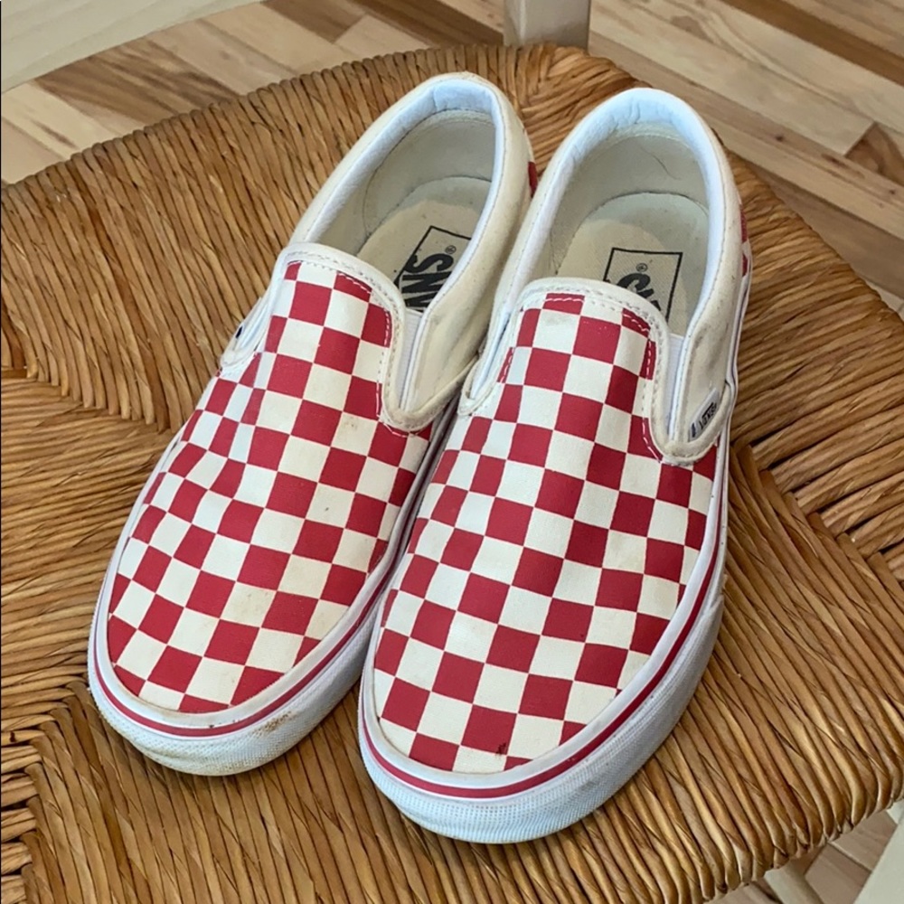 Boys red vans